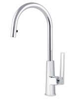 Смеситель Kaiser 27166 Merkur для кухни с выдвижным изливом