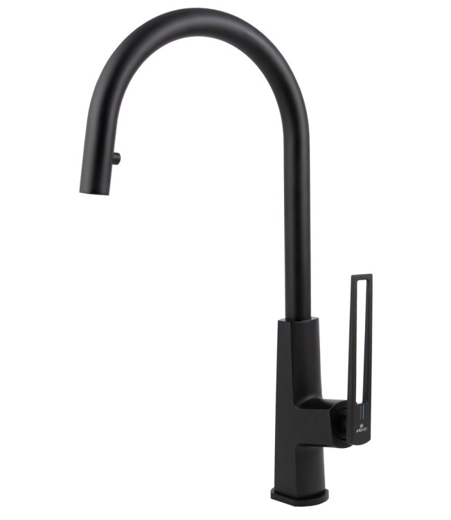 Смеситель Kaiser 27166-2 Merkur для кухни с выдвижным изливом