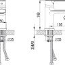 Смеситель Kaiser 56011 Oval для раковины