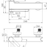 Смеситель Kaiser 53022 Saga для ванны