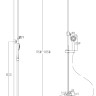 Душевая система Kaiser 68182 Guss
