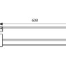 Держатель полотенца 2-х уровневая Kaiser KH-4508