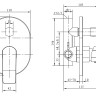Смеситель Kaiser 67277 Aurora для скрытого монтажа