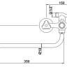 Смеситель Kaiser 11090 Delta для ванны