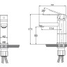 Смеситель Kaiser 34011-1Bronze Sonat для раковины
