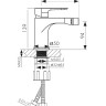 Смеситель Kaiser 05088 Cezar для биде