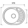Мойка из нержавеющей стали Kaiser KSS-5745L