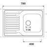 Мойка из нержавеющей стали Kaiser KSS-7850R